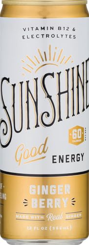 Sunshine Beverages, LLC Good Energy Drink, Ginger Berry, 12 Fl Oz