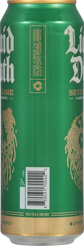 Liquid Death Severed Lime Sparkling Water Single, 19.2 FZ (Pack of 5)