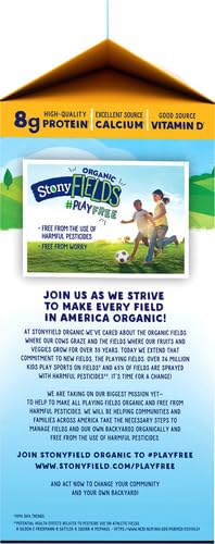 Stonyfield Organic Milk Up Half Gallon, Reduced Fat 2%, 64 oz