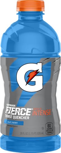 Gatorade Fierce Blue Cherry Thirst Quencher, 28 Fl Oz Bottle