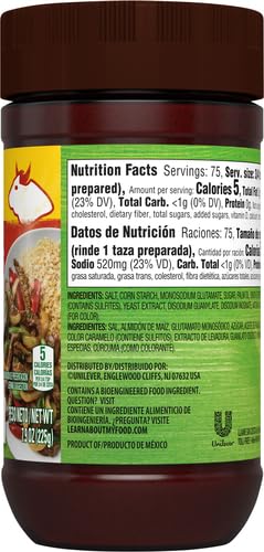 Knorr Beef Flavor Bouillon For Sauces, Soups and Stews Granulated Fat and Cholesterol Free 7.9 oz(Pack of 1)