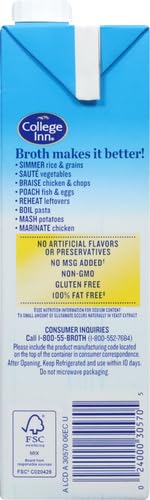 College Inn Chicken Broth, 32 Oz