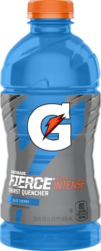 Gatorade Fierce Blue Cherry Thirst Quencher, 28 Fl Oz Bottle