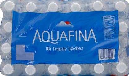 Aquafina Water, Purified, 16.9 Fl Oz (Pack of 24)
