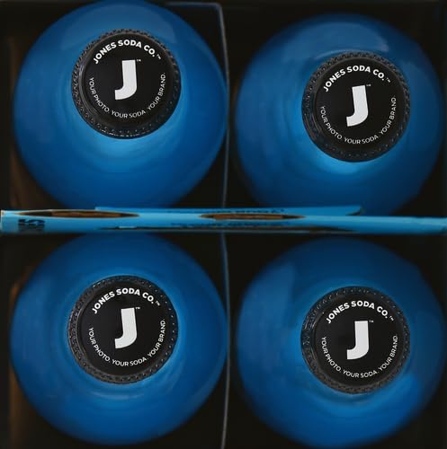 Jones Soda Co. Berry Lemonade Soda Flavor | 100% Cane Sugar Soda | Craft Soda Pop | Soda Soft Drinks | 12 Oz Glass Bottle Soda (4 - Pack)