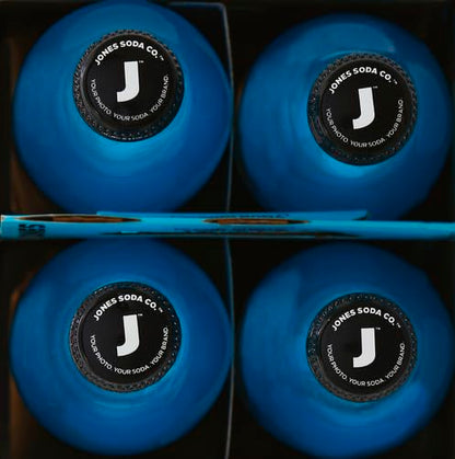 Jones Soda Co. Berry Lemonade Soda Flavor | 100% Cane Sugar Soda | Craft Soda Pop | Soda Soft Drinks | 12 Oz Glass Bottle Soda (4 - Pack)