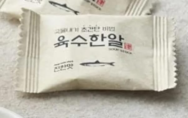 HAE TONGRYEONG FROM NATURE YOOK SOO HAN AHL Freeze-dried,Korean Coin Stock 100g(4g x 25pcs, 0.22lb, 3.52oz), Korean Broth, Soup base, 육수한알 (Deep, Deep)