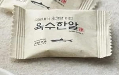 HAE TONGRYEONG FROM NATURE YOOK SOO HAN AHL Freeze-dried,Korean Coin Stock 100g(4g x 25pcs, 0.22lb, 3.52oz), Korean Broth, Soup base, 육수한알 (Deep, Deep)