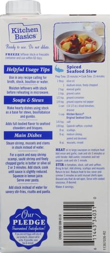Kitchen Basics Original Seafood Stock, 32 fl oz (Pack of 4)