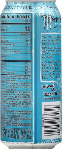 Monster Energy Drink, Ultra Fiesta, 16 fl oz (Pack of 2)