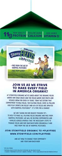 Stonyfield Organic Milk Ultra Pasteurized Half Gallon, 1%, 64 oz