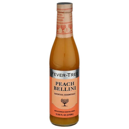 Fever-Tree Cocktail Mixer, Peach Bellini, 12.7 Fl oz Bottle, 6 Pack