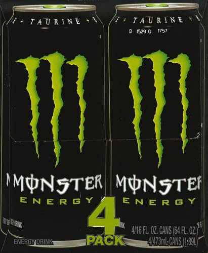 Monster Energy, Original, 16 fl oz, 4 Pack