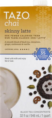 Tazo Skinny Chai latte Concentrate, 32 oz