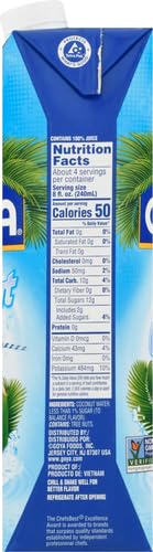 Goya Foods 100% Pure Coconut Water, 33.79 Ounce (Pack of 2)