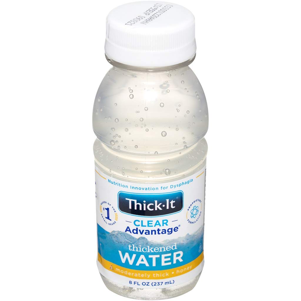 Thick-It Clear Advantage Thickened Water - Moderately Thick/Honey, 8 oz Bottle (Pack of 1)