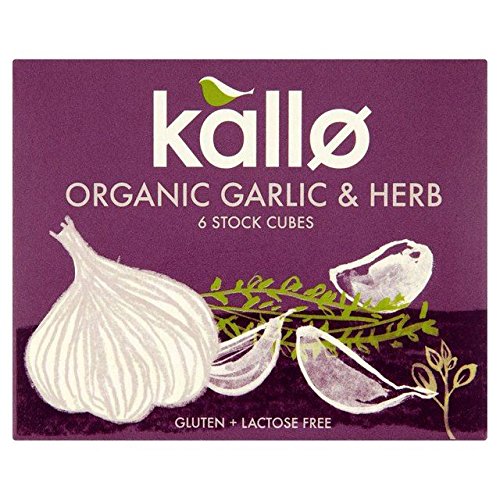 Kallo Organic Garlic & Herb Stock Cubes - 66g