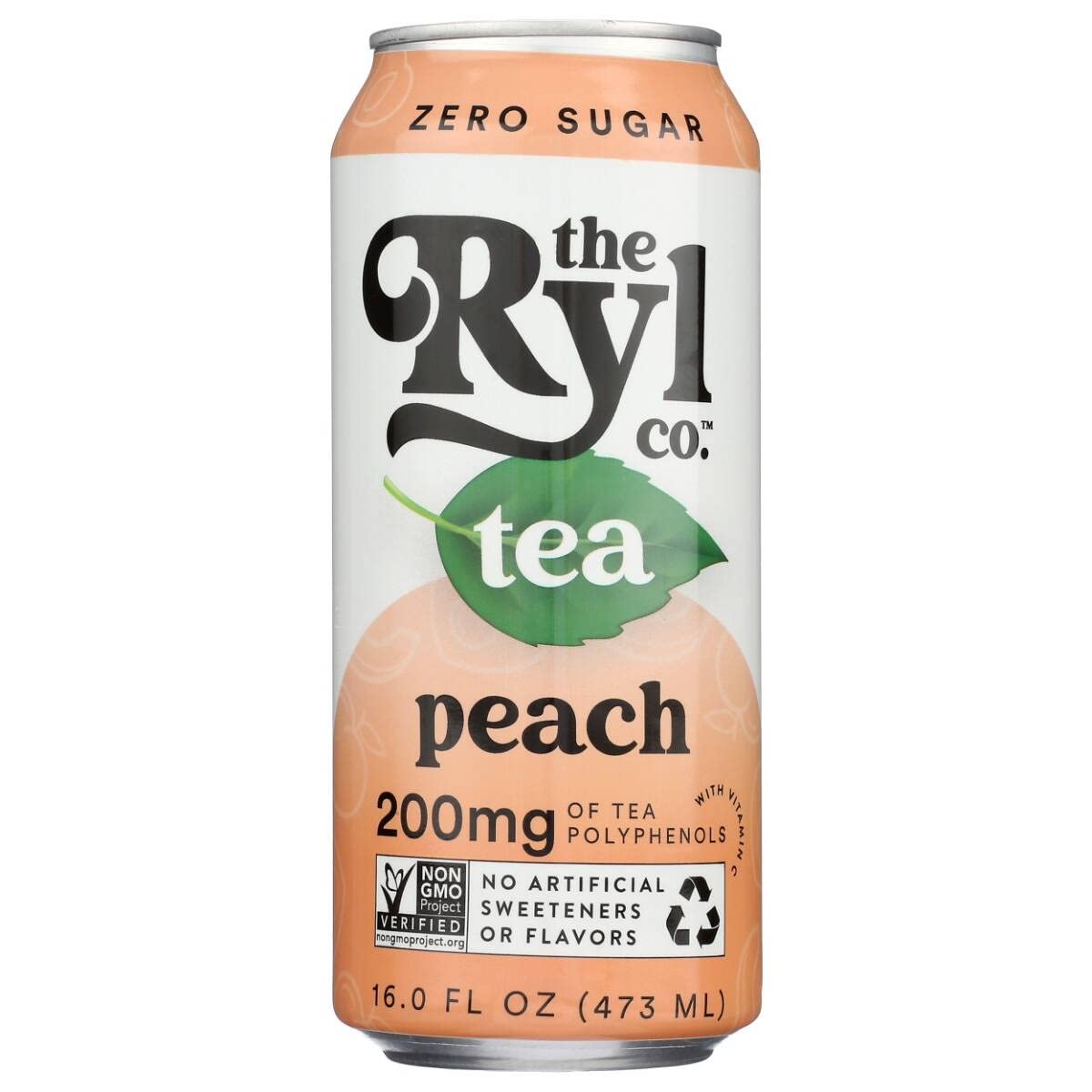 The Ryl Co., Tea Black Peach, 16 Fl Oz