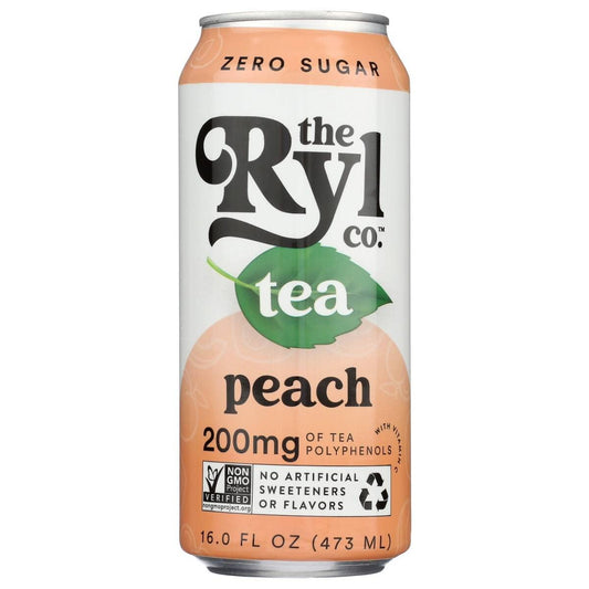 The Ryl Co., Tea Black Peach, 16 Fl Oz