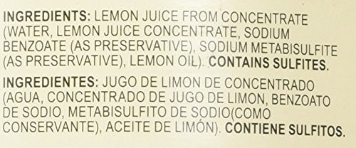 Chef's Quality Lemon juice, 128 Ounce