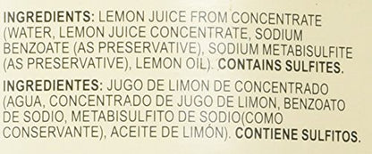 Chef's Quality Lemon juice, 128 Ounce