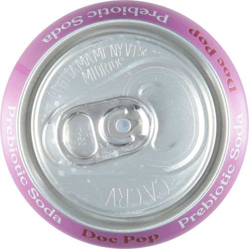Poppi Prebiotic Soda, Doc Pop, 12 Fl Oz (Pack of 6)