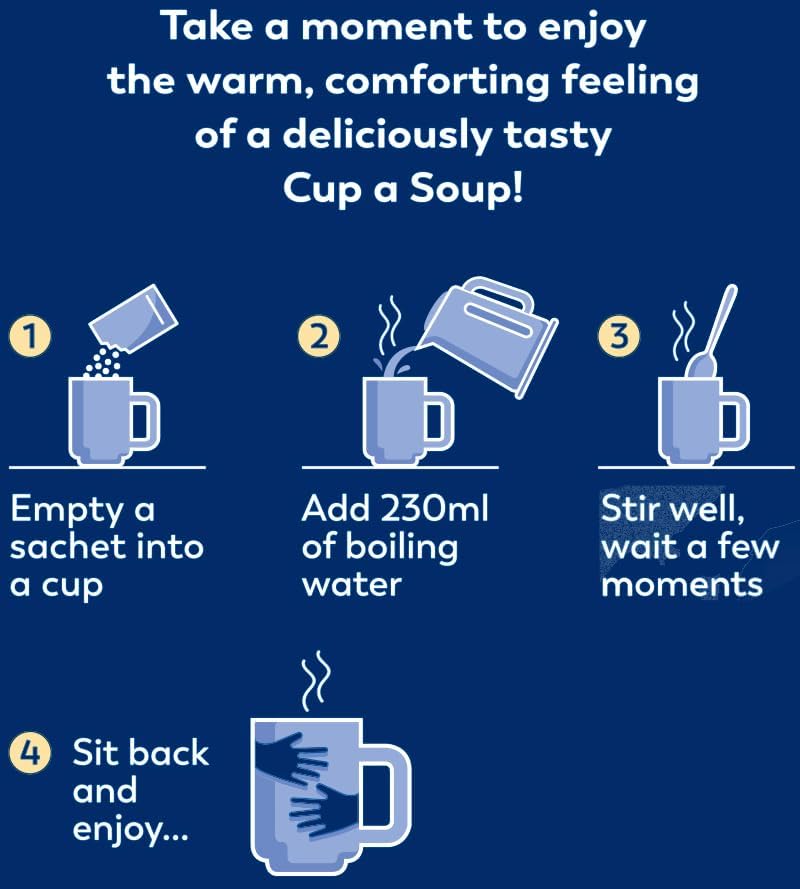 Batchelors Cup a Soup Tomato 4 Sachets 93g (4 Pack)
