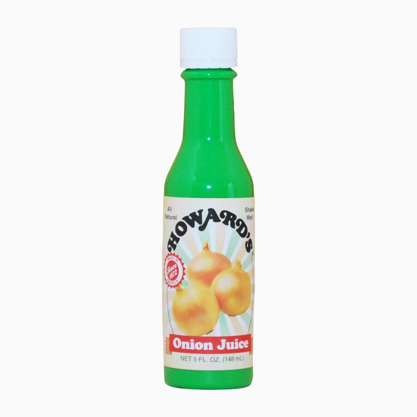 Howard’s Onion Juice, 5 fl oz | Pure Liquid Onion Seasoning | All-Natural Flavor Enhancer for Cooking, Marinades, Dressings & Sauces | No Artificial Preservatives