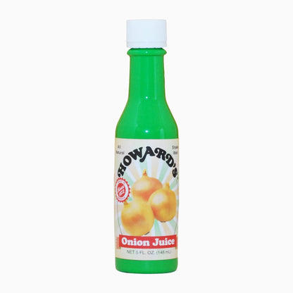 Howard’s Onion Juice, 5 fl oz | Pure Liquid Onion Seasoning | All-Natural Flavor Enhancer for Cooking, Marinades, Dressings & Sauces | No Artificial Preservatives