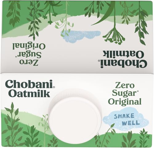 Chobani Oat Milk, Zero Sugar Plain 52 Fl Oz