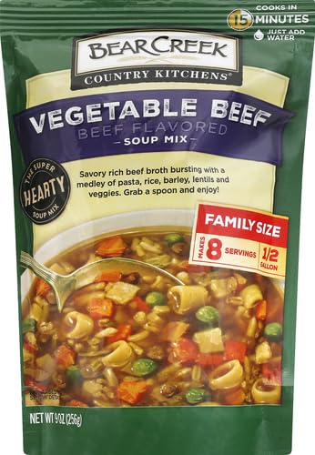Bear Creek Mix Soup Vegetable Beef, 9 oz