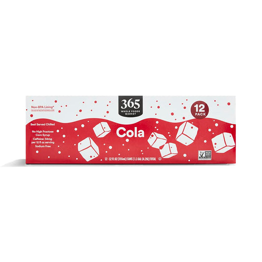 365 by Whole Foods Market Cola, 12 Fl Oz, 12 Pack