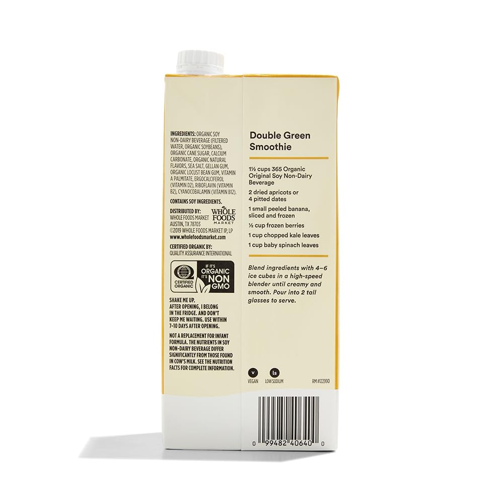 365 by Whole Foods Market, Organic Soymilk Original, 32 fl oz