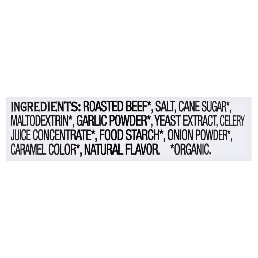 Better Than Bouillon Organic Roasted Beef Base, Made with Seasoned Roasted Beef, USDA Organic, Blendable Base for Added Flavor, 38 Servings Per Jar, 8 OZ (Single)
