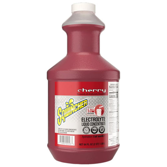 Sqwincher Liquid Concentrate, Cherry, 64 fl oz (Pack of 6)