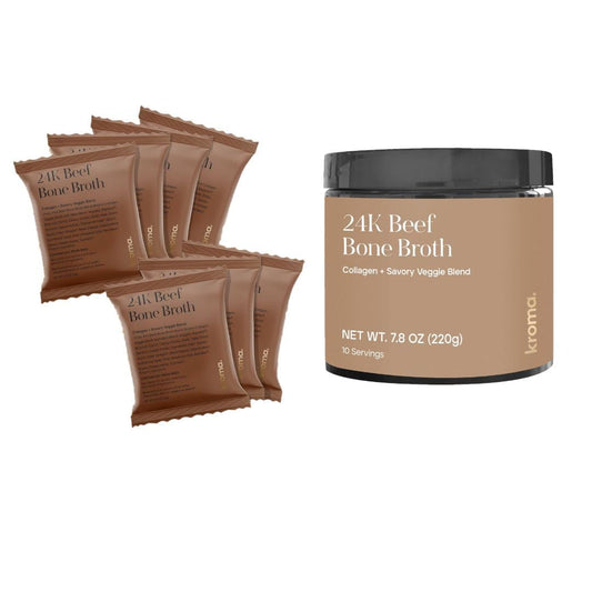 Kroma Grass-Fed Bone Broth Duo – Premium Beef Broth Pack