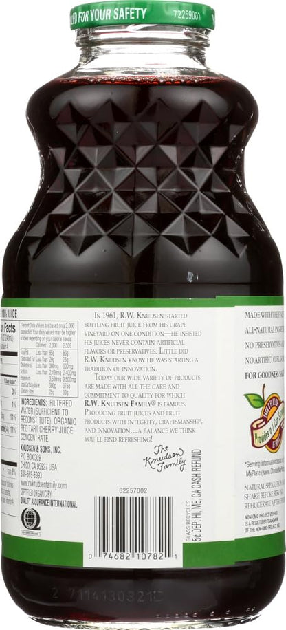 Knudsen Just Juice, Tart Cherry 32 fl.oz (Pack of 6)