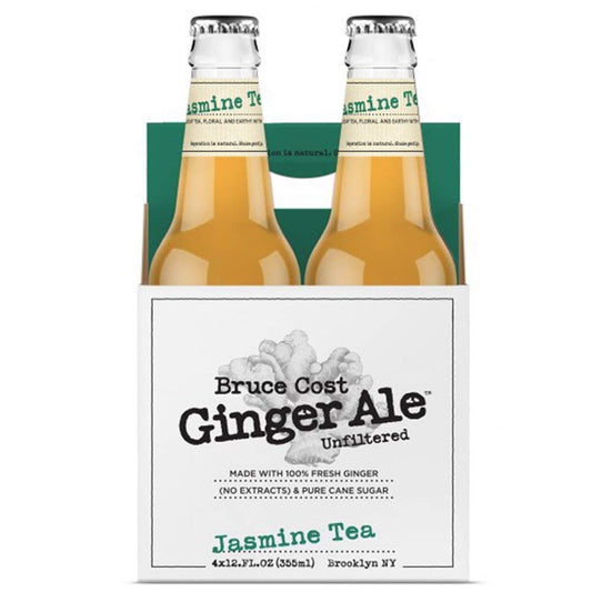 Bruce Cost Fresh Ginger Ale Jasmine Green Tea - Case of 12