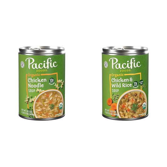 (Bundle of 4) Pacific Foods Organic Soups, Vareity Bundle