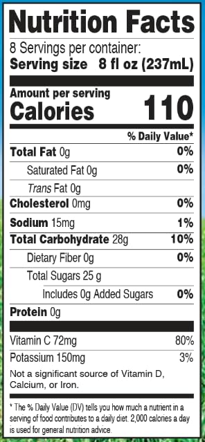Langers 100% Juice with Vitamin C, Apple Kiwi Strawberry, 64 Fl Oz (Pack of 8)