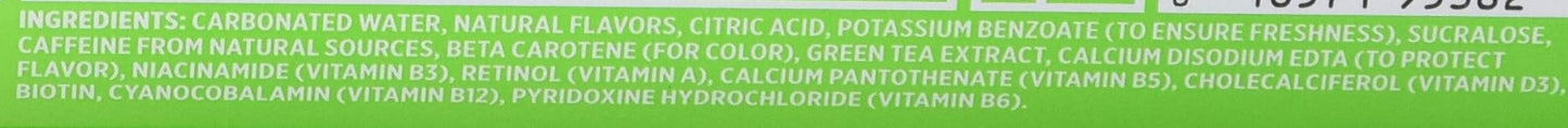 Sparkling Ice® +Caffeine, Citrus Twist Flavored Sparkling Water with Caffeine, Zero Sugar, with Vitamins and Antioxidants, Low Calorie Beverage, 16 fl oz Can (Pack of 2)