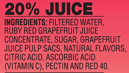 Langers Ruby Red Grapefruit Juice Cocktail, 15.2 Fl Oz (Pack of 12)