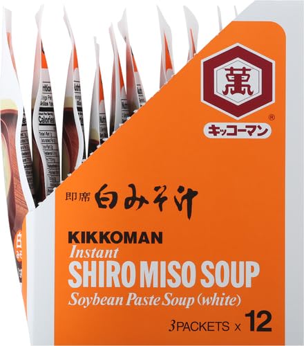 Kikkoman Instant Shiro Miso Soup, 3 ct, 1.05 oz