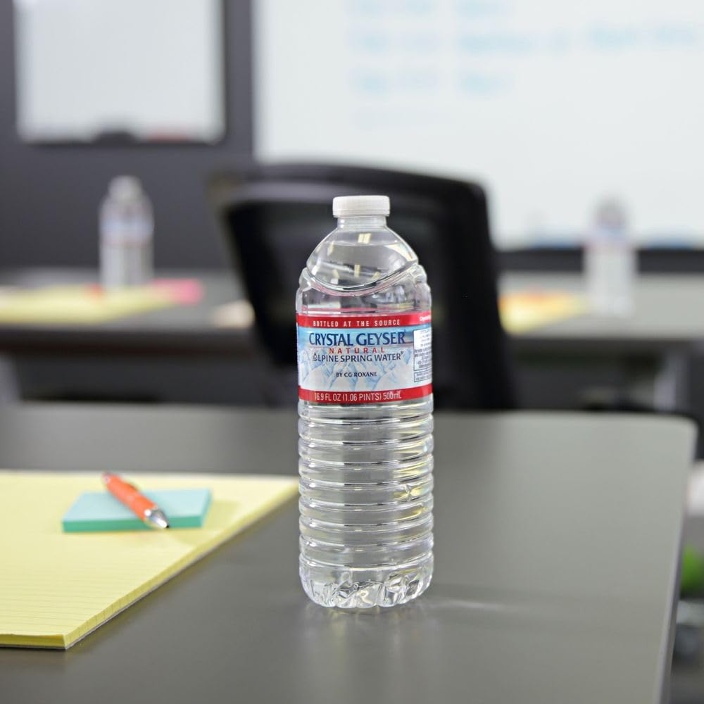 Crystal Geyser, Natural Alpine Spring Water, 16.9 Fl Oz (pack of 6)