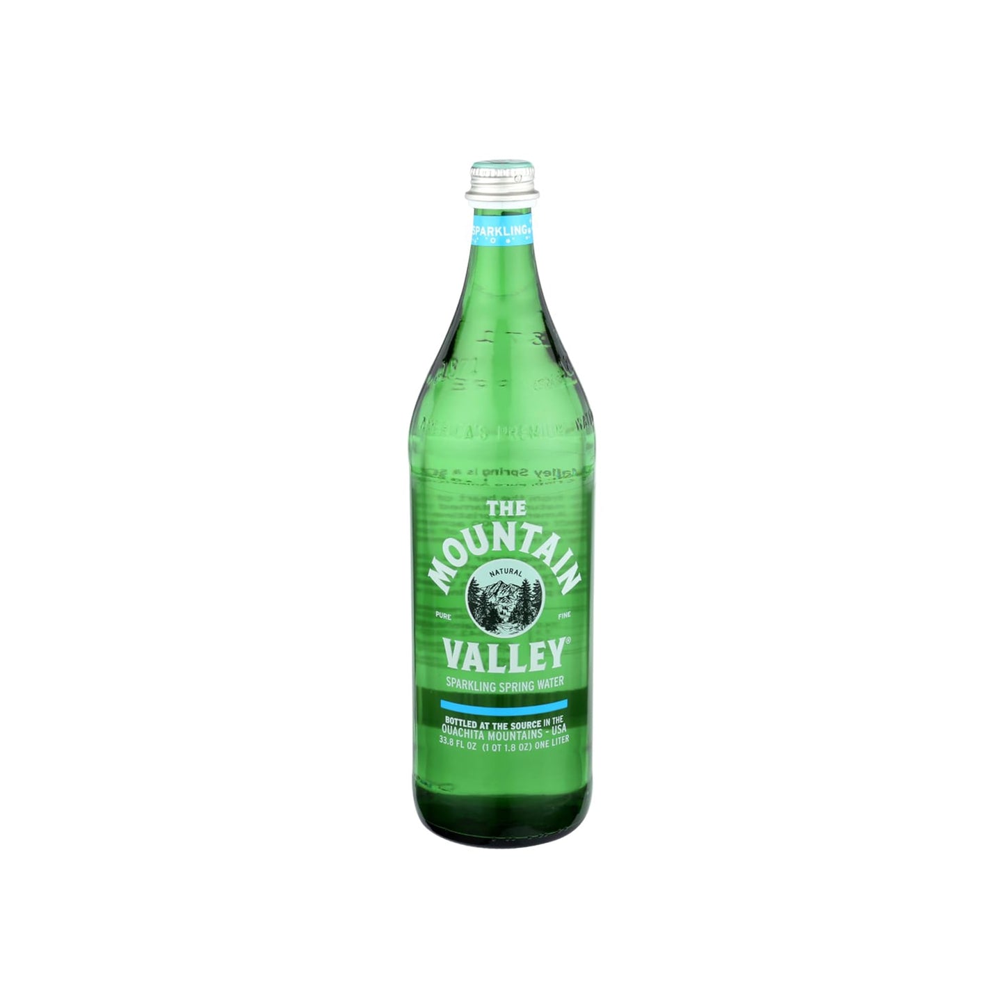 Mountain Valley Water, Water Sparkling Glass, 33.8 Fl Oz