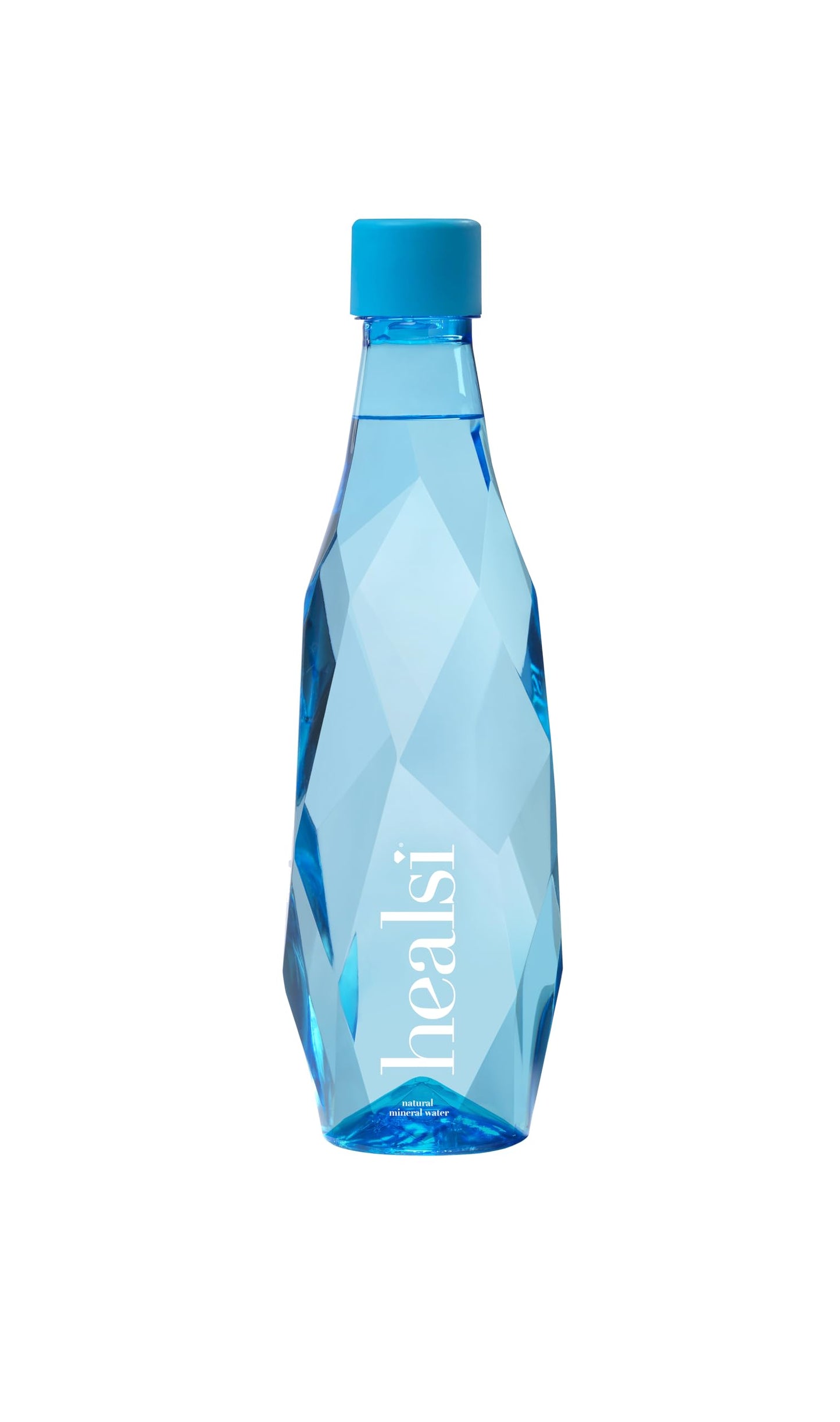 healsi Natural Artesian Still Water, pH7, rich in silica. (12 x 16.9 fl oz turquoise PET)