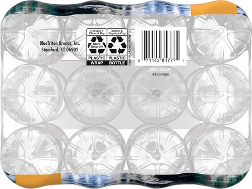Arrowhead Mountain Spring Water Bottles, 24 Pack - Still Bottled Water with Naturally Occurring Minerals & Electrolytes for Taste - 12 Fl Oz