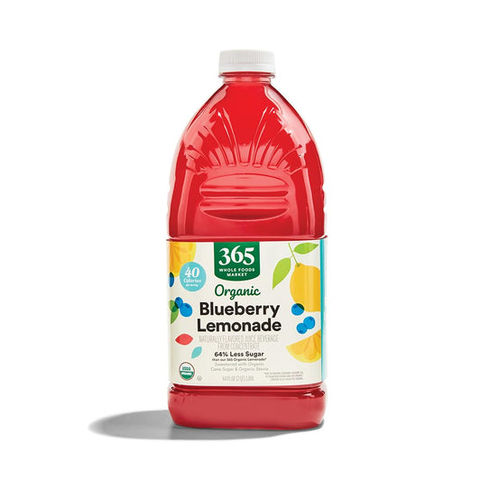 365 by Whole Foods Market Organic Blueberry Lemonade Reduced Sugar Juice, 64 FZ
