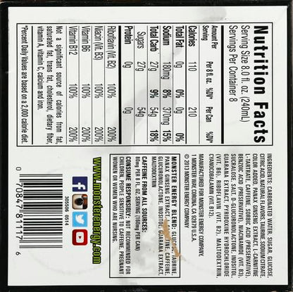 Monster Energy, Original, 16 fl oz, 4 Pack