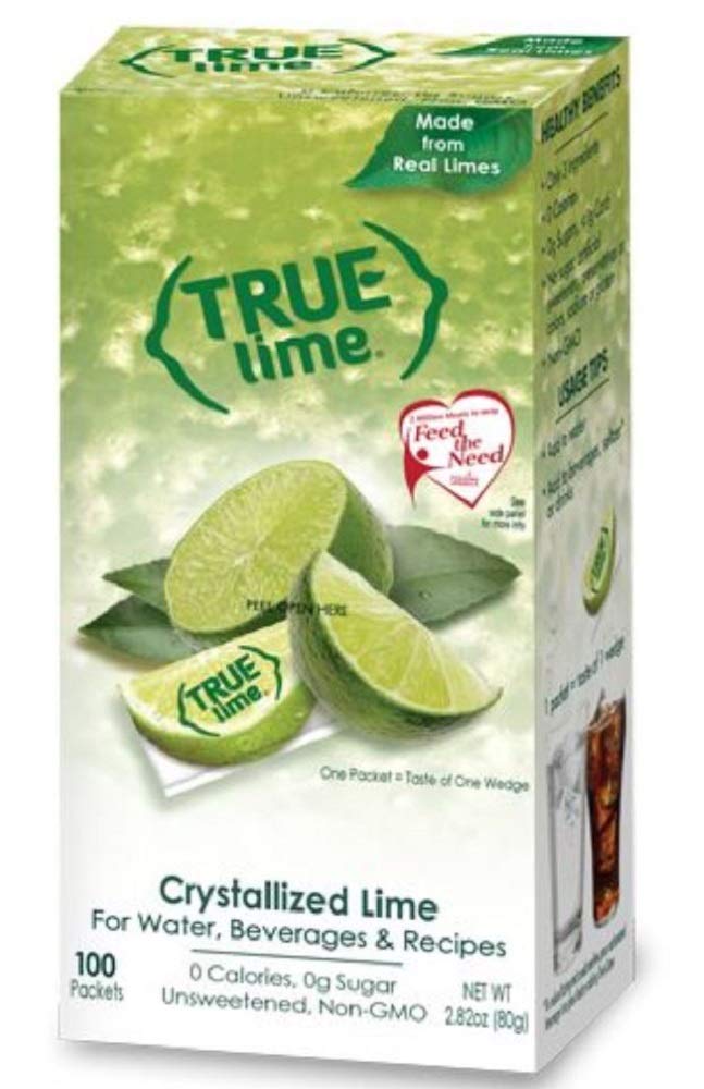 TRUE LIME and TRUE LEMON Water Enhancers, Bulk Dispenser Packs, 0 Calorie Drink Mix Packets (100 Count Each)
